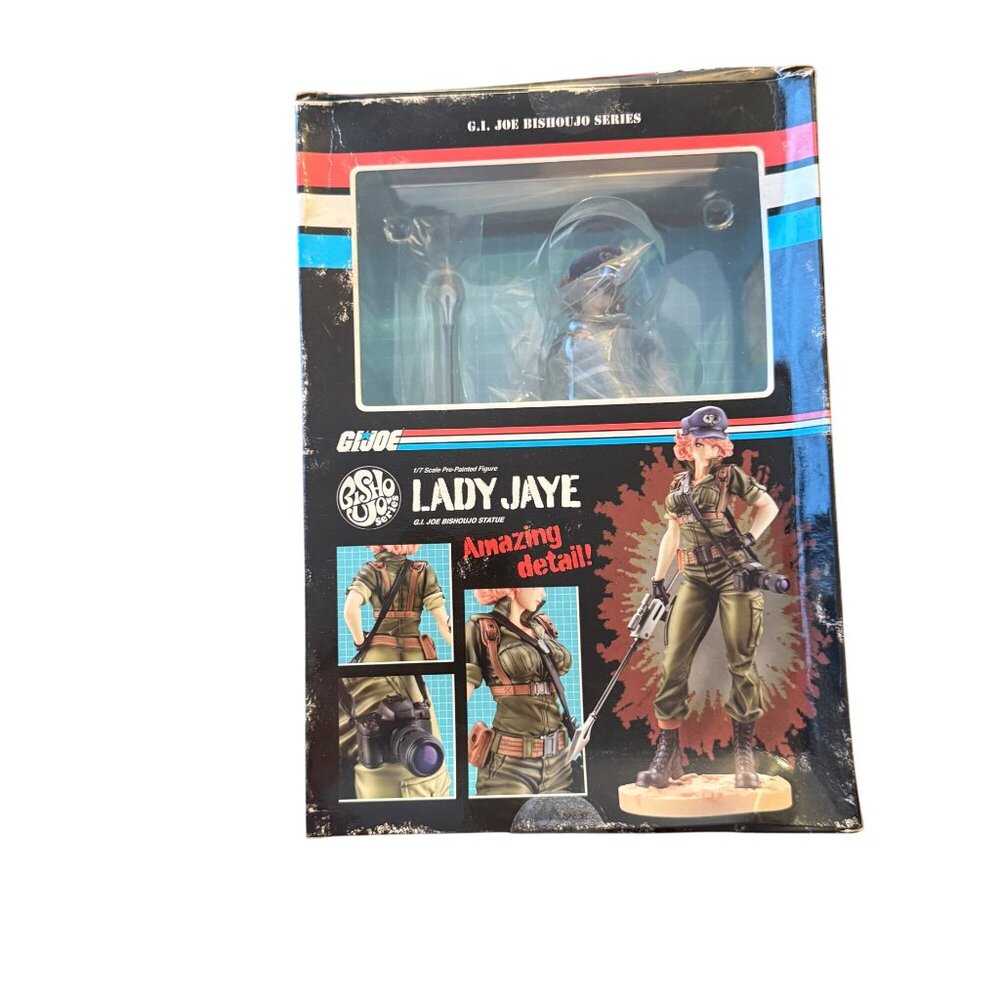 G.I. Joe Bishoujo Series Lady Jaye Collectible 1/7 Scale Pre-Painted Figure Stat